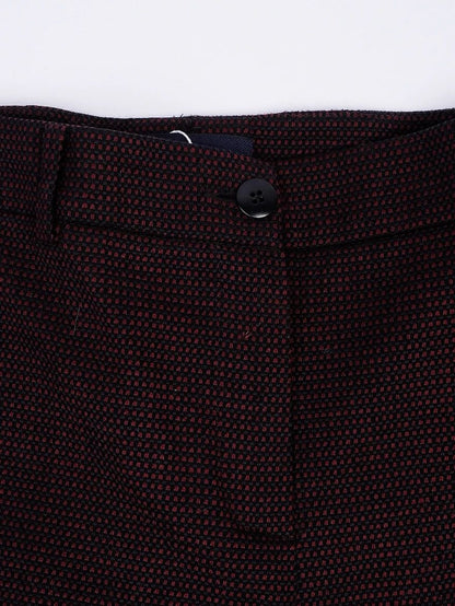 Luisa Spagnoli Red Wool Trousers Size M Excellent Condition