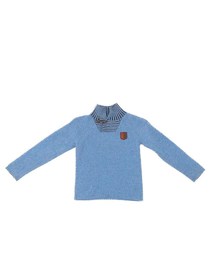 Excellent I Pinco Pallino Blue Wool Sweater for Kids, Size 6