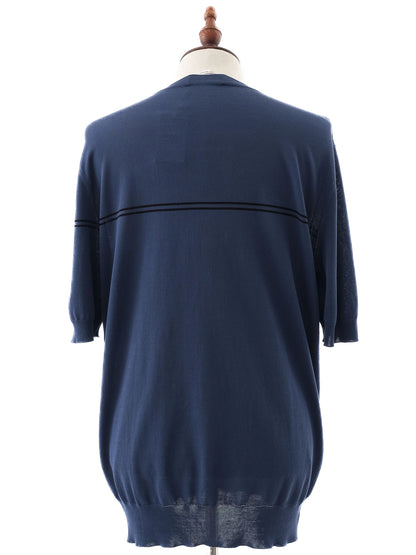 Excellent Hermes Blue Cotton Men&