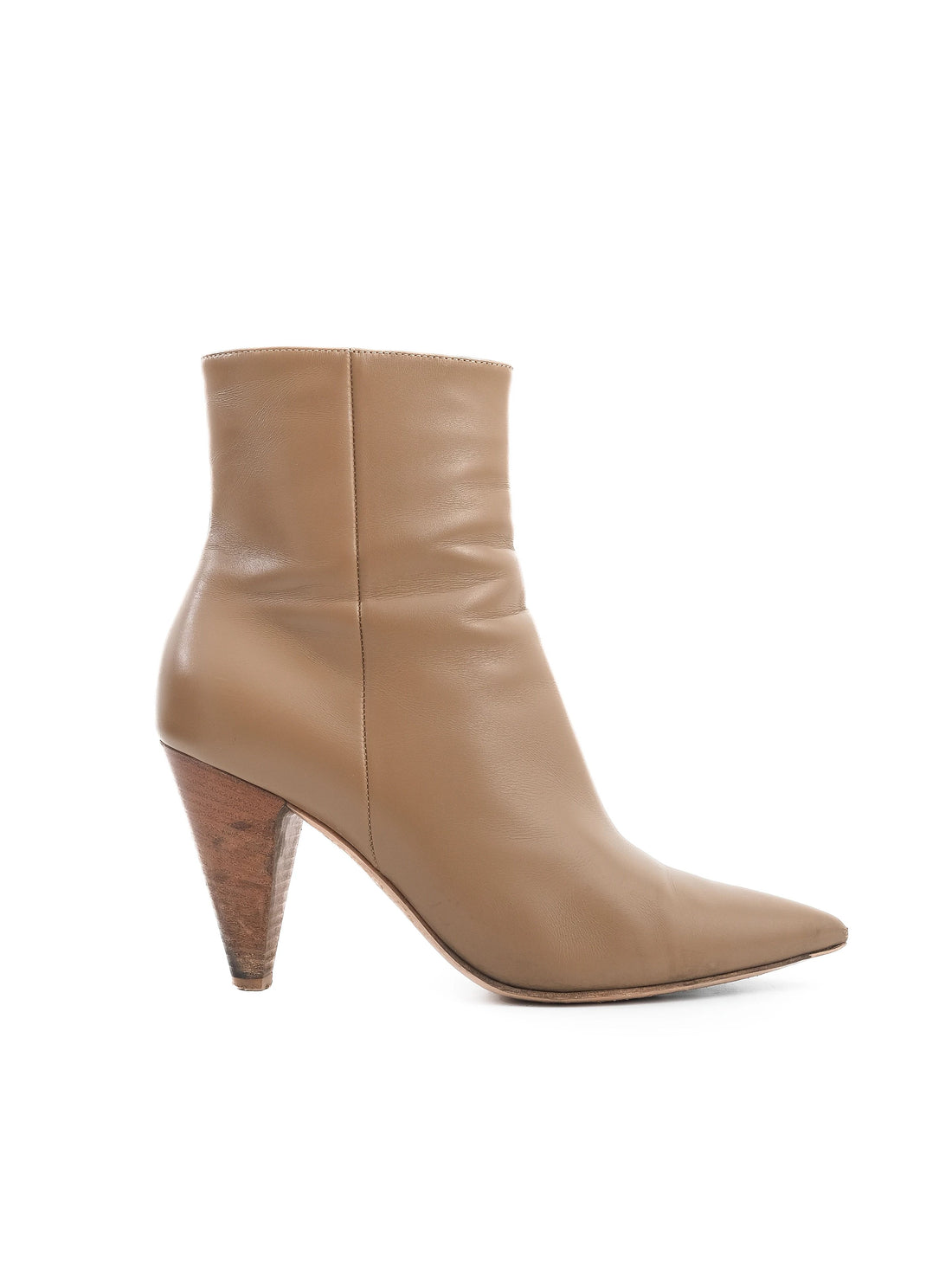 EXCELLENT Gianvito Rossi Orange Leather High-Heeled Ankle Boots Size 39