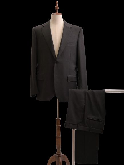 Canali Black Suit Jacket &amp; Trousers Set Size L Excellent Condition