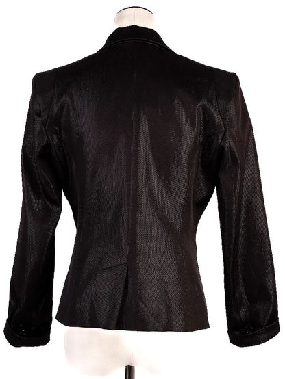 Excellent DKNY Kids Black Polyester Blazer Size 14
