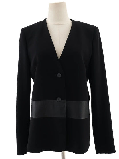 Max Mara Black Blazer XL Excellent Condition V-Neck Design