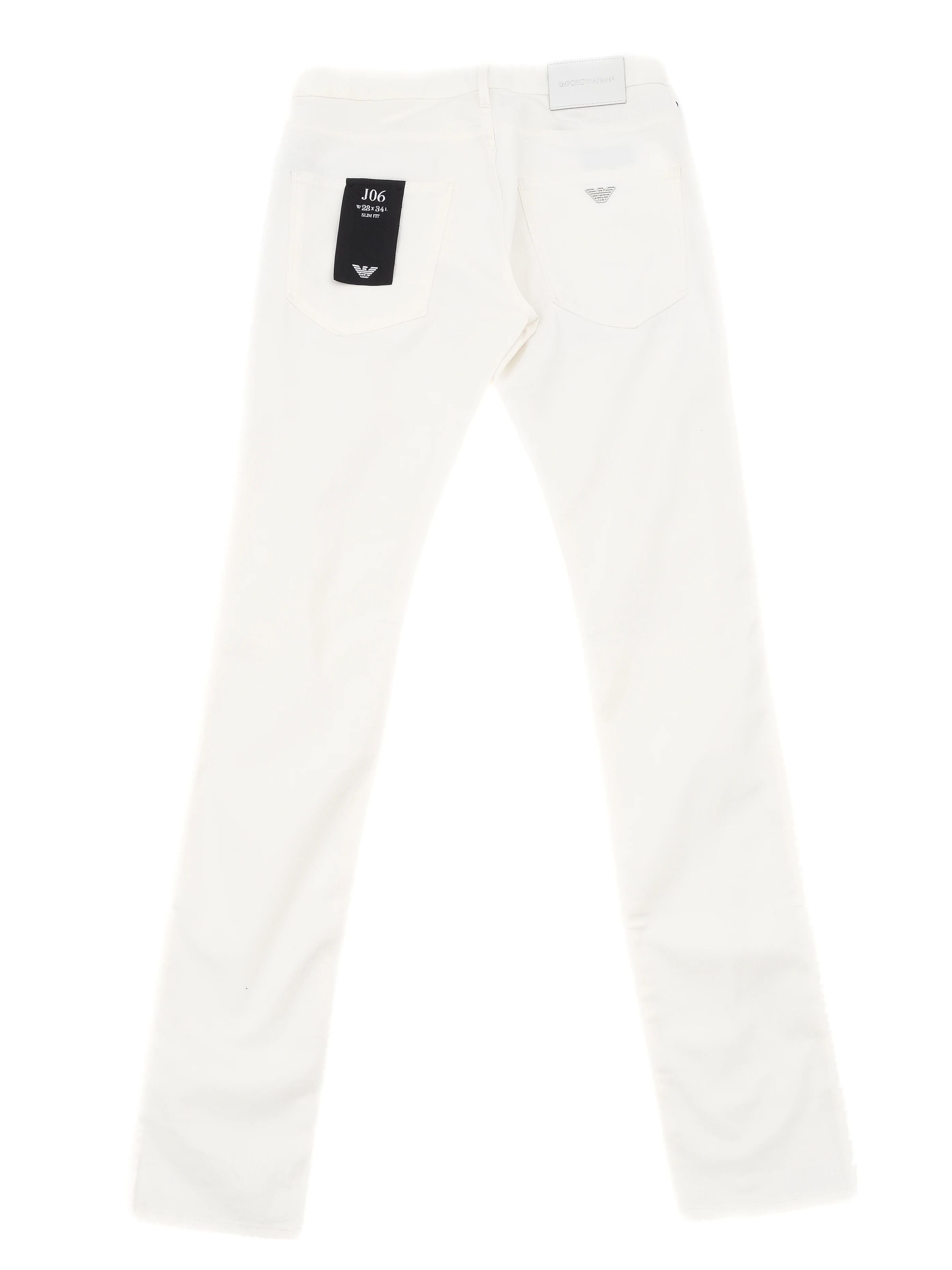 NEW Emporio Armani White Jeans Size M Women&