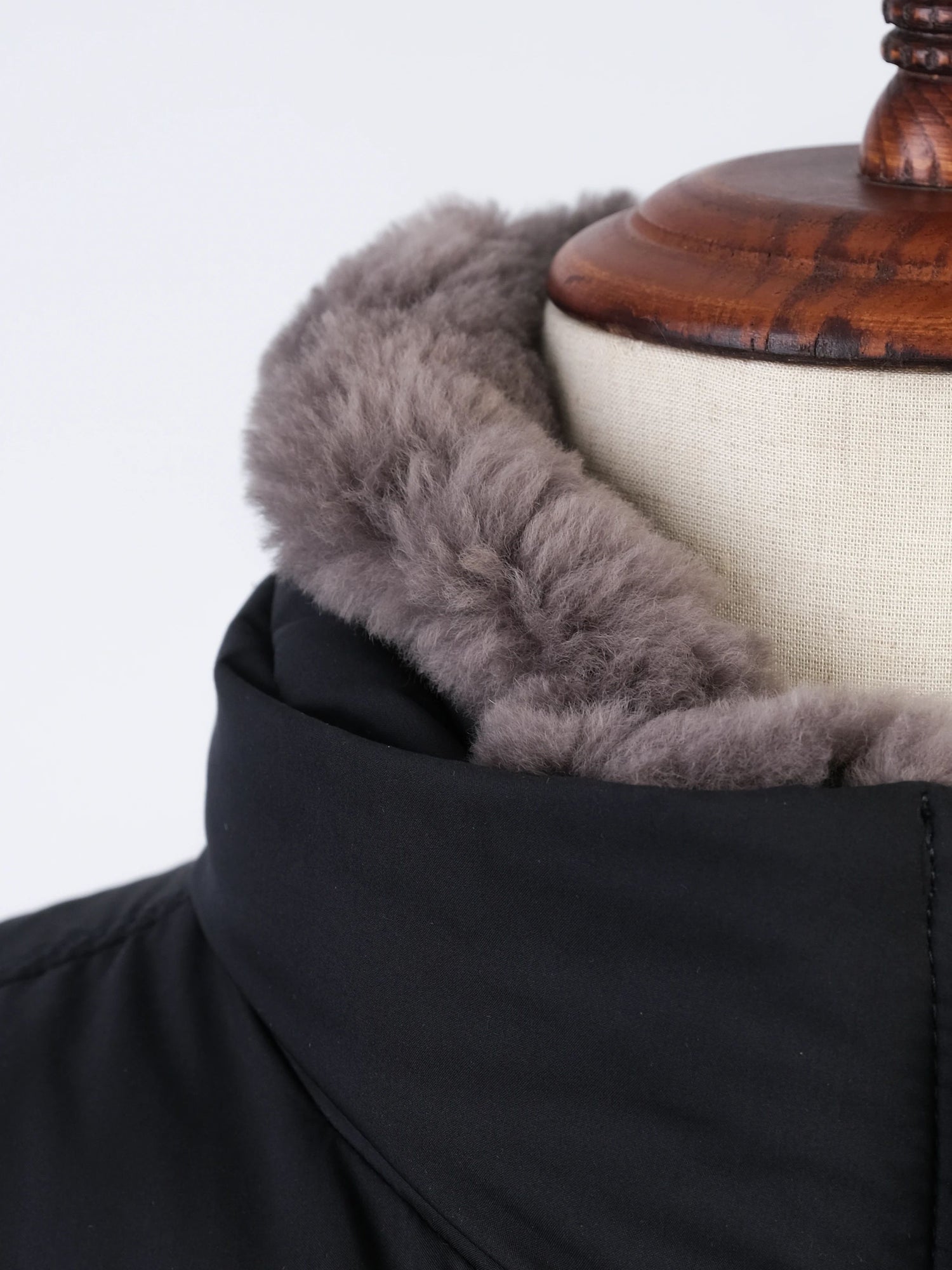 Excellent Herno Blue Padded Winter Coat with Fur Trim Size L