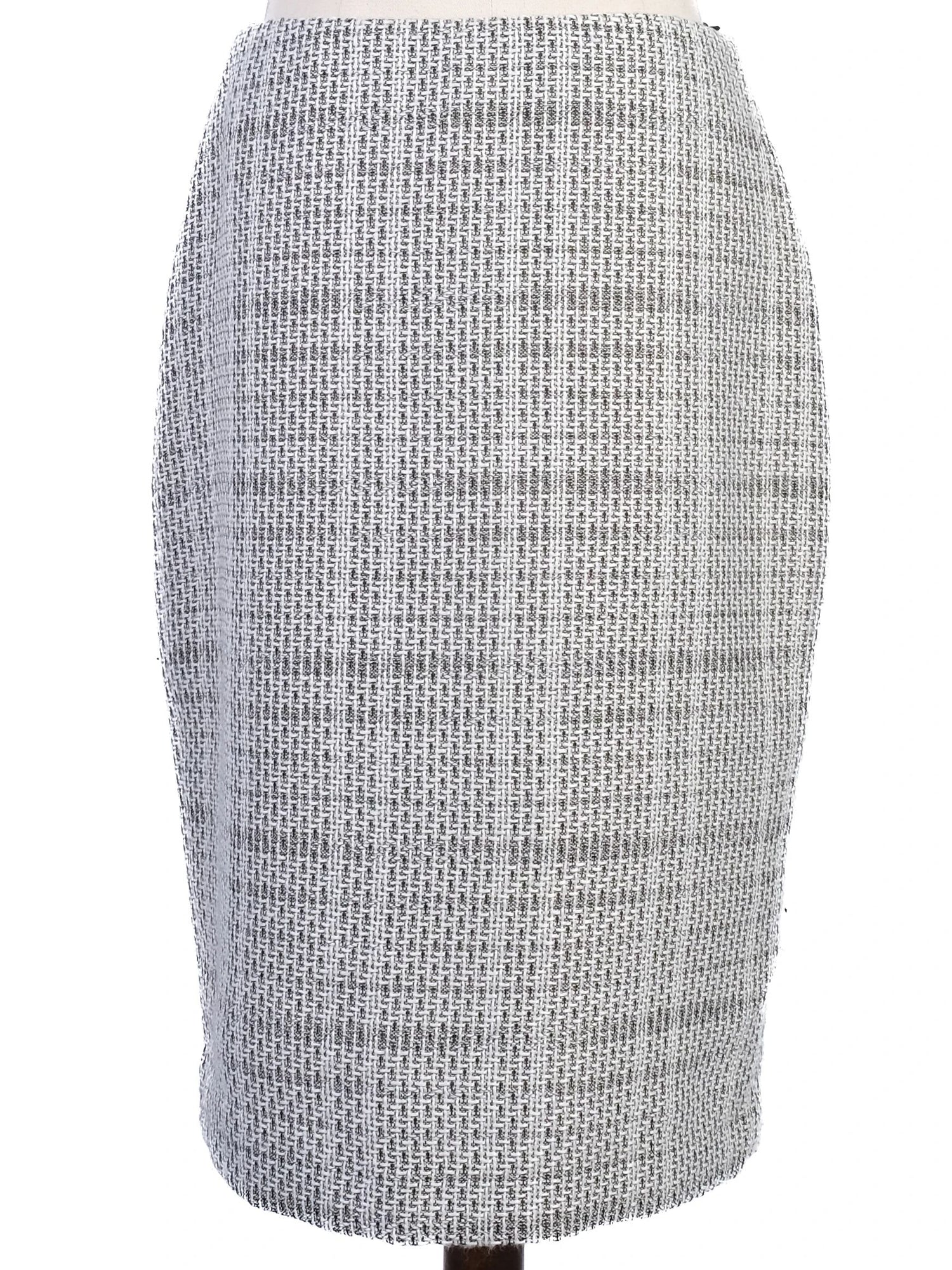 Excellent Karl Lagerfeld Gray Tweed Pencil Skirt Size XS