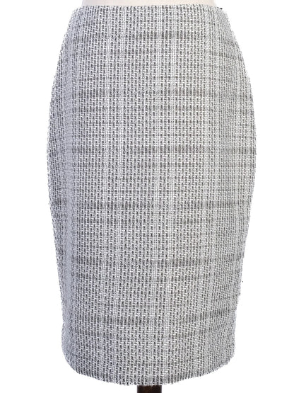 Excellent Karl Lagerfeld Gray Tweed Pencil Skirt Size XS