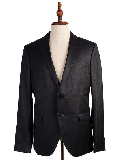 Excellent Cinque Black Suit Size M Viscose Jacket &amp; Pants Set