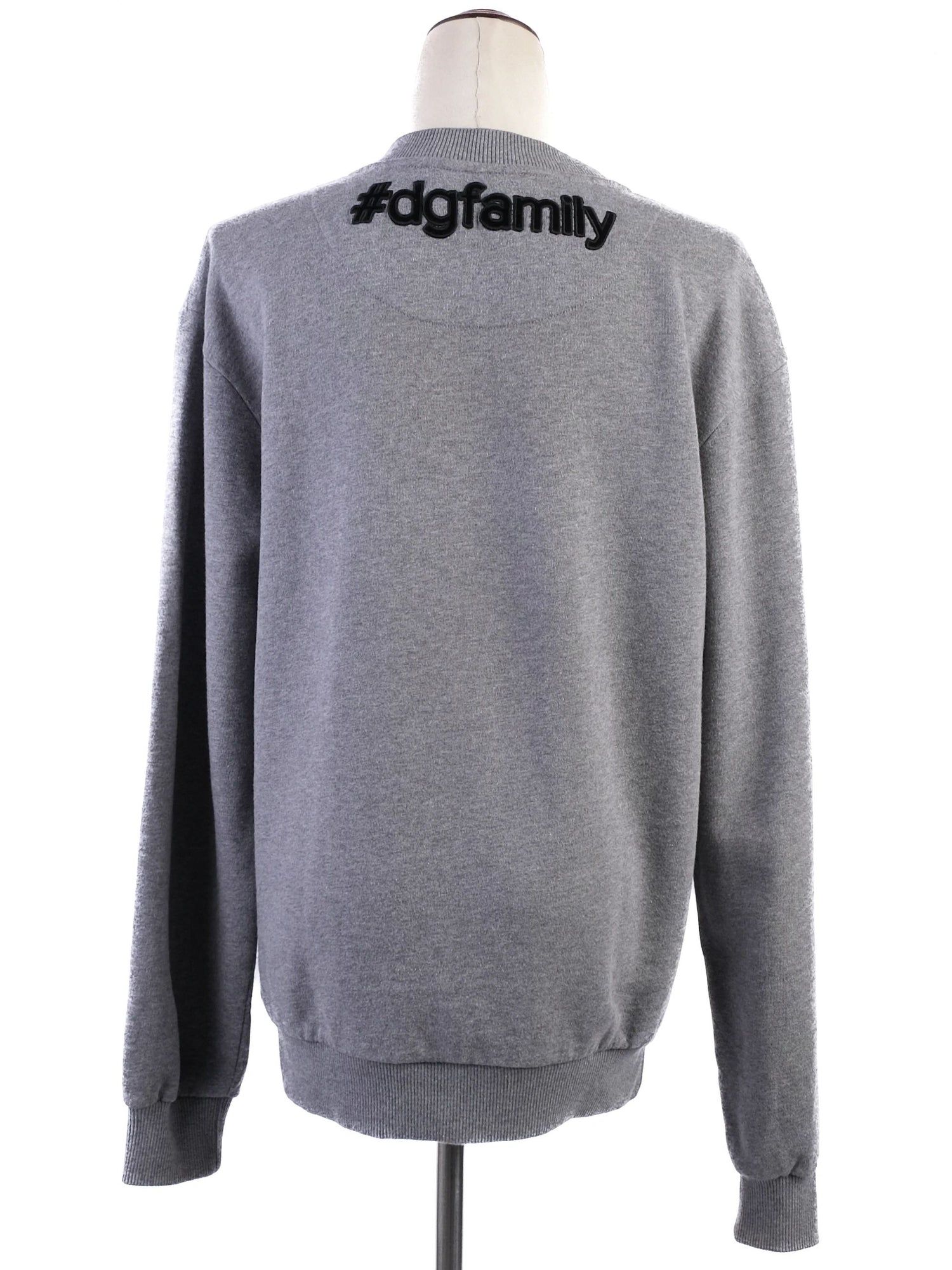 Excellent Dolce Gabbana Gray Cotton Sweatshirt Size S with 