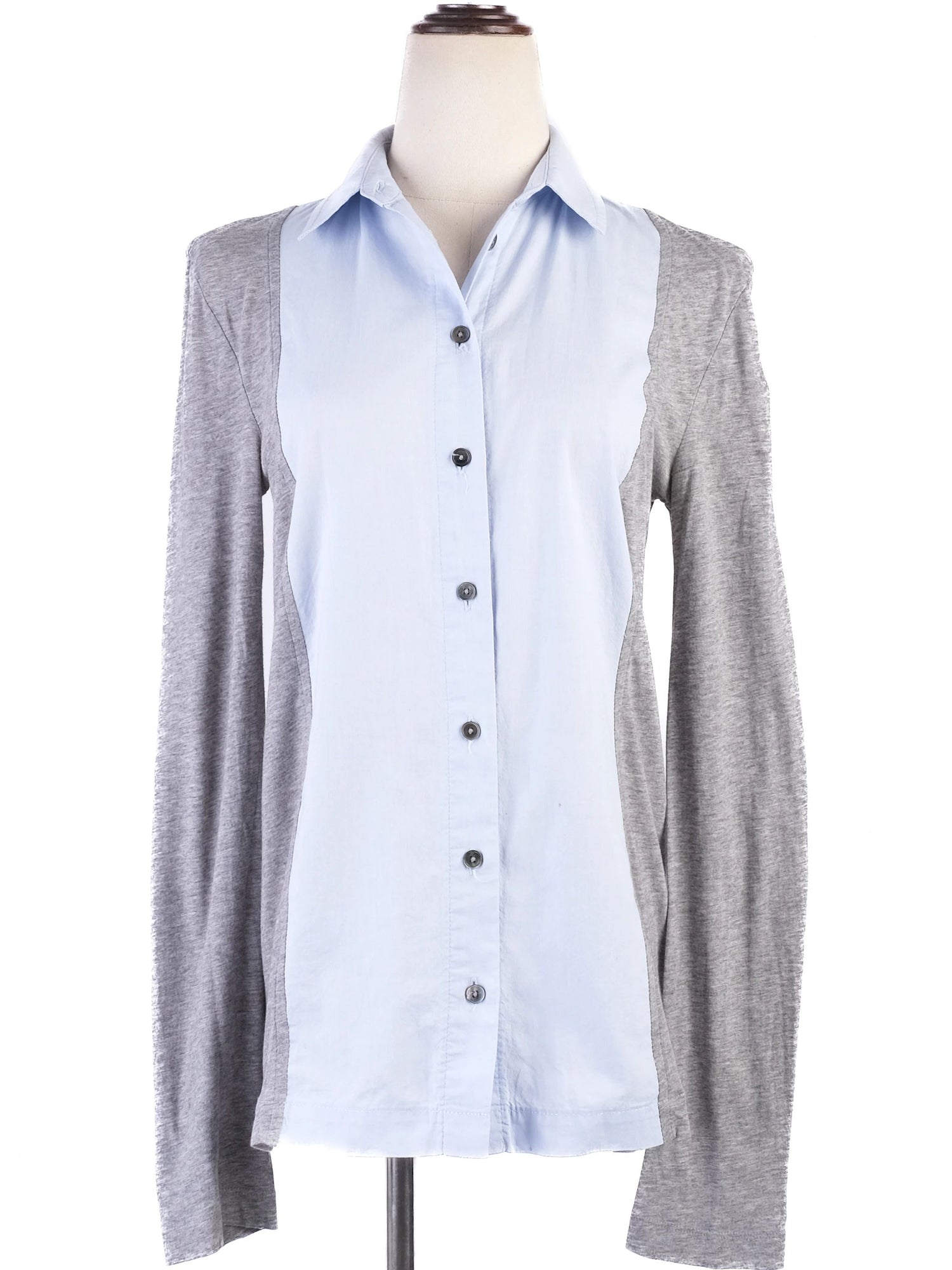 Excellent Alexander Wang Long Sleeve Shirt Light Blue XS