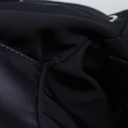 Gucci Backpack Nylon Leather Black