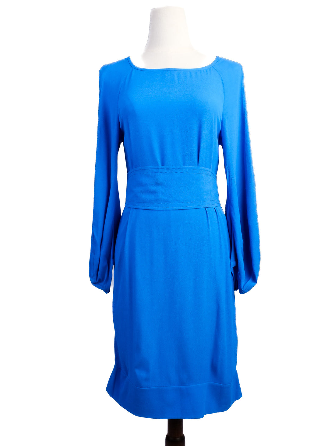 Excellent Diane von Furstenberg Blue Long Sleeve Dress Size XS