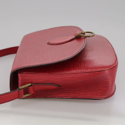 Louis Vuitton Epi Saint Cloud Gm Shoulder Bag Red M 52197 Lv Auth