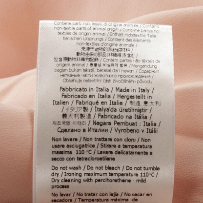 Fendi Blouse Pink Silk Fs 7350