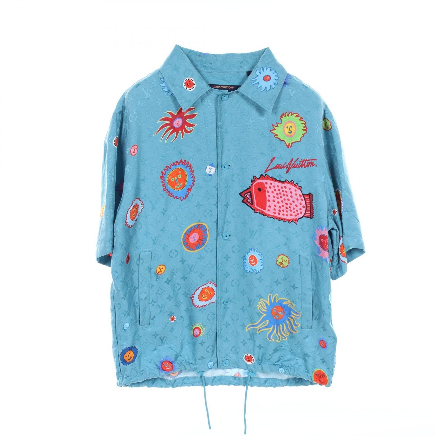 Louis Vuitton _ Yayoi Kusama Monogram Face Blue Multicolor Other Tops
