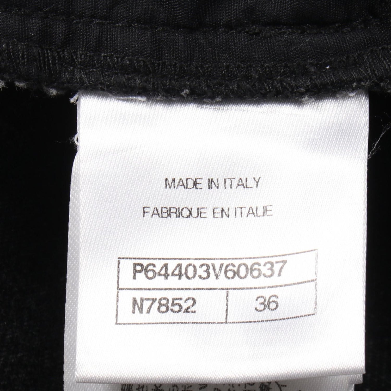 Chanel Gray Denim Pants Cotton P 64403v