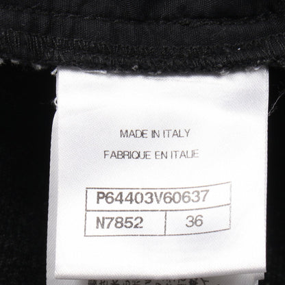 Chanel Gray Denim Pants Cotton P 64403v