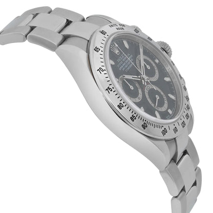 Rolex Cosmograph Daytona 40mm Steel Black Index Dial Automatic Mens Watch 116520