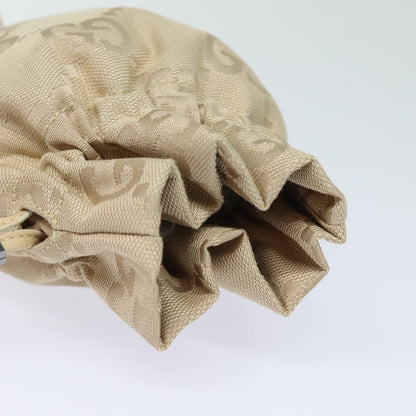 Gucci Gg Canvas Pouch Beige 039 1047 Auth
