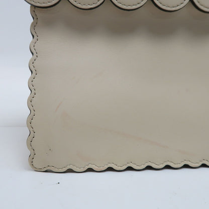 Fendi Vitello Liberty Scalloped Studded Kan I Shoulder Bag