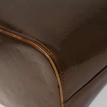 Louis Vuitton Vernis Houston Hand Bag Bronze M 91122 Lv Auth
