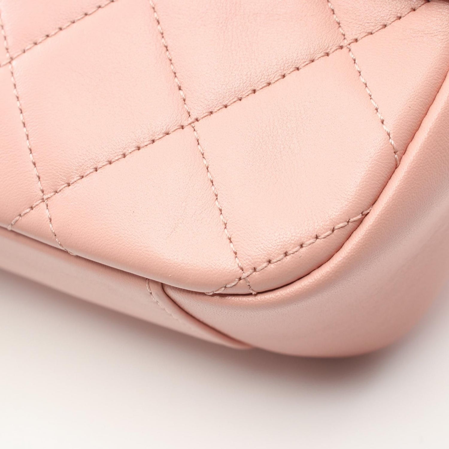 Chanel Matelasse Logo Camera Crossbody Bag As 1609 Leather Pink Ghw