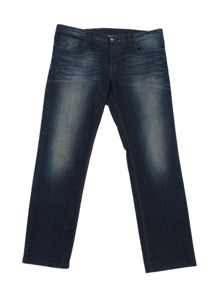 Excellent Gucci Blue Cotton Jeans Size XXL for Men