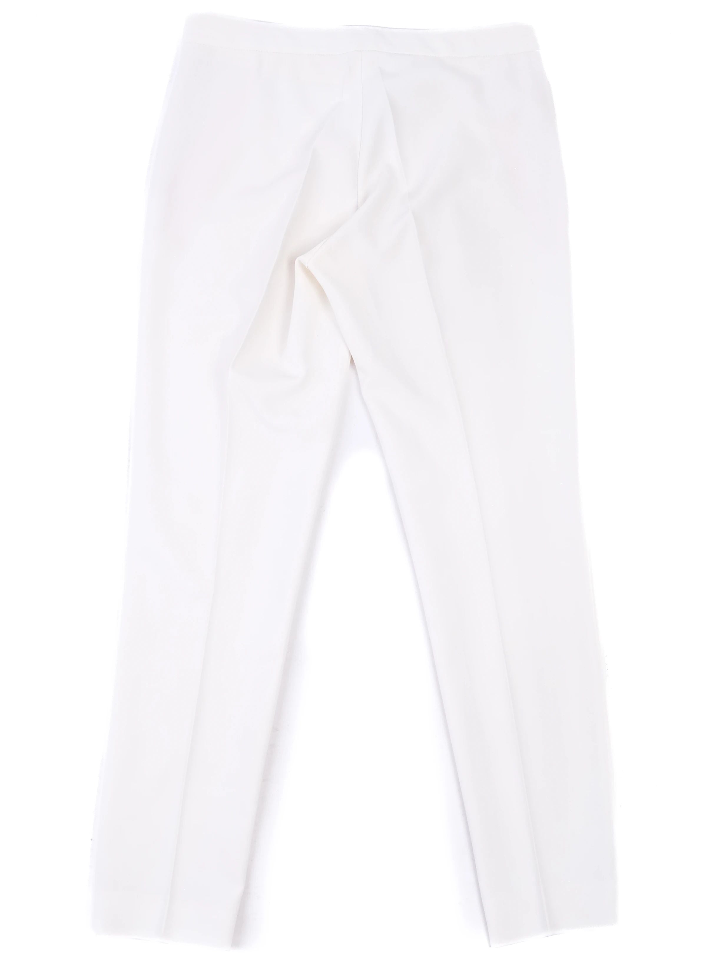 Good Moschino White Trousers Size M Triacetate Women