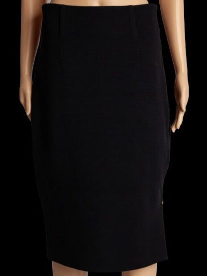 Good Emilio Pucci Black Cashmere Pencil Skirt Size XL