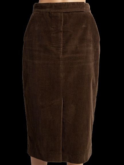 Max Mara Green Cotton Natural Skirt Size M - Good Condition