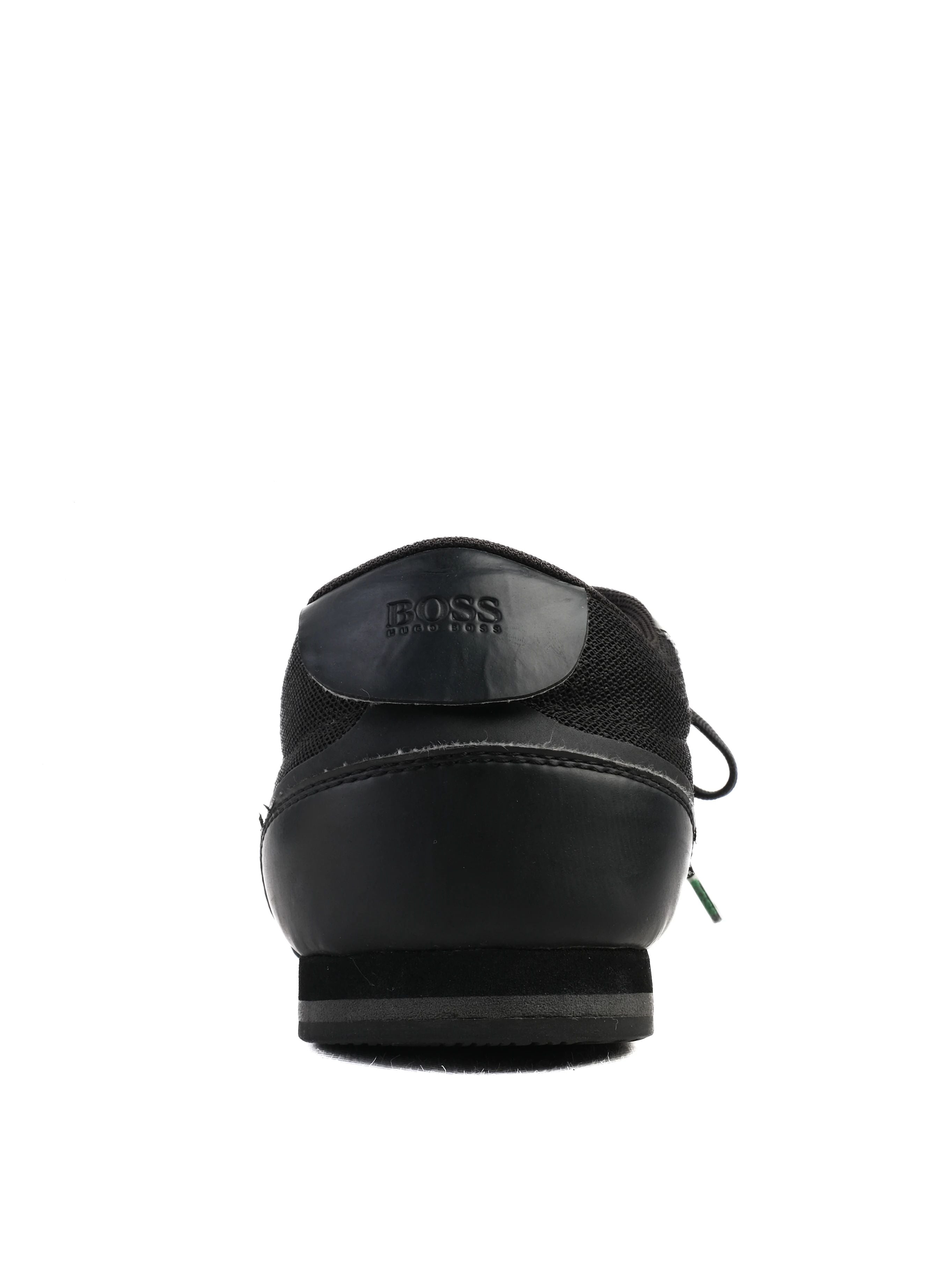 Hugo Boss Black Fabric Sneakers Size 42 - Excellent Condition