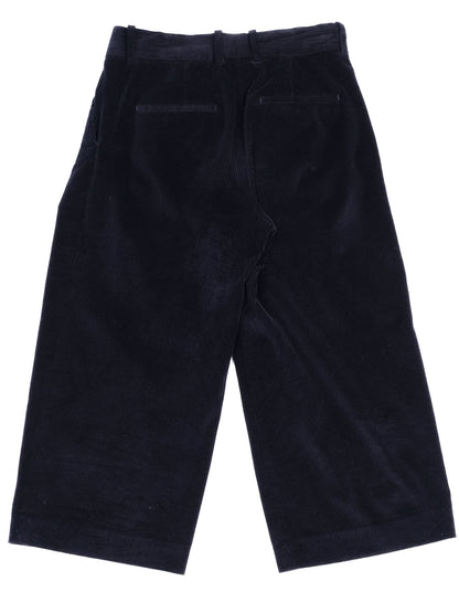 Excellent Cos Blue Corduroy Shorts Size M Women Elastane