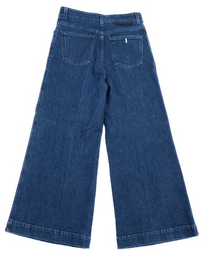 Excellent Stella McCartney Blue Wide-Leg Denim Jeans Size S