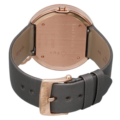 Van Cleef &amp; Arpels Charms 38MM 18K Rose Gold Diamond Watch VCARN01400