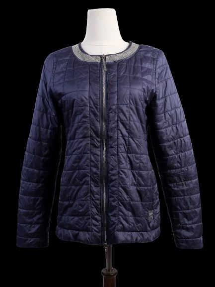 Excellent Liu Jo Navy Blue Quilted Jacket Size M