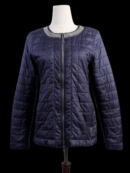 Excellent Liu Jo Navy Blue Quilted Jacket Size M
