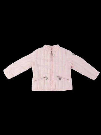 Excellent Moncler Kids Pink Quilted Jacket Size 2 - Nylon
