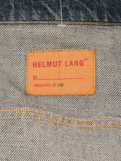 Excellent Helmut Blue Denim Jacket Cotton Size L for Men