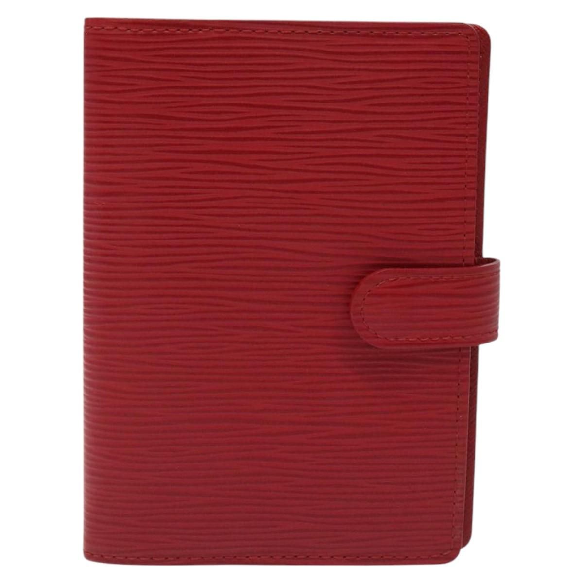 Louis Vuitton Epi Agenda Pm Day Planner Cover Red R 20057 Lv Auth