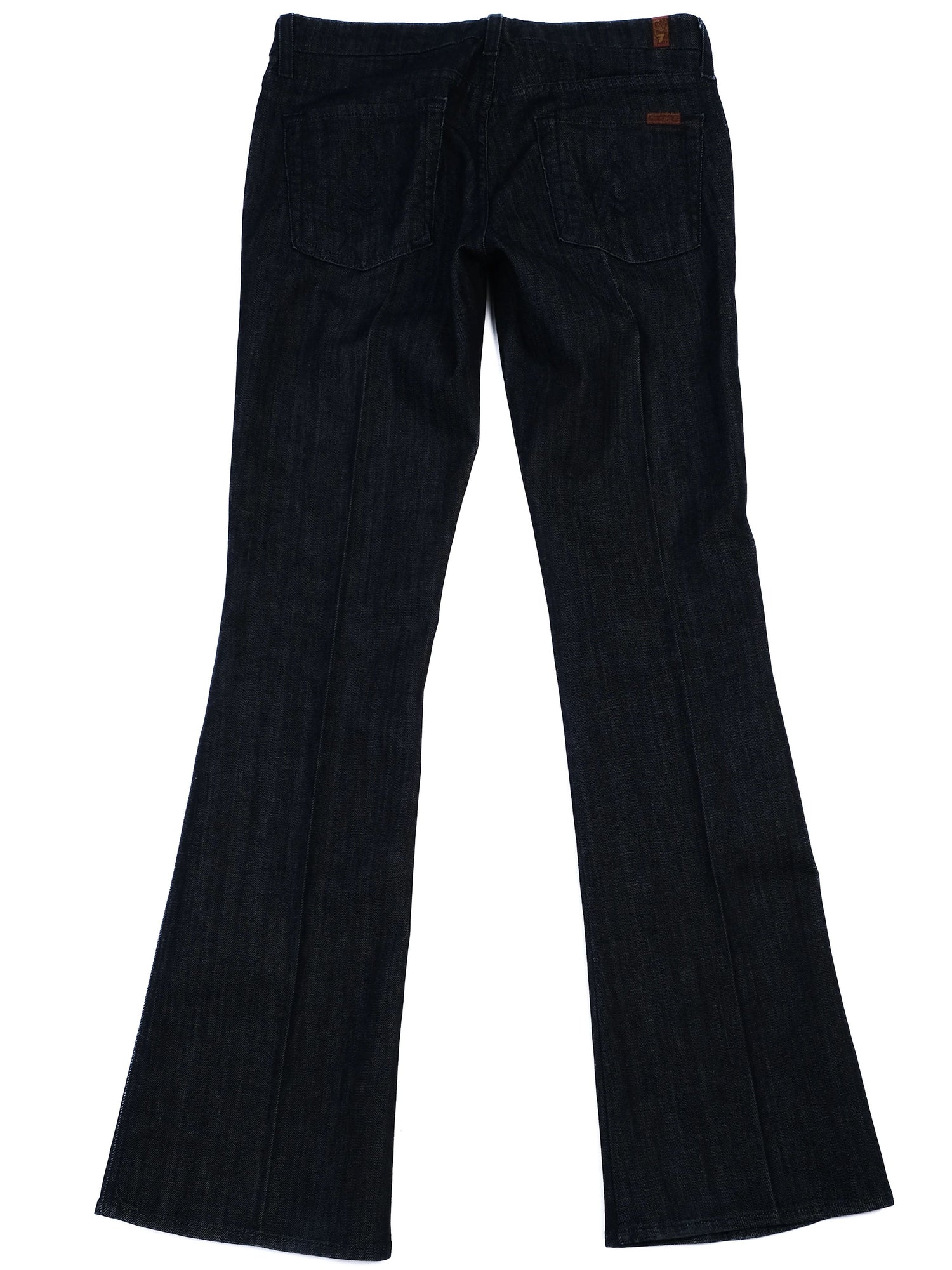 Excellent 7 For All Mankind Blue Bootcut Jeans Size M Cotton