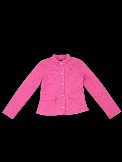 Excellent Ralph Lauren Pink Quilted Jacket Size 18 for Kids