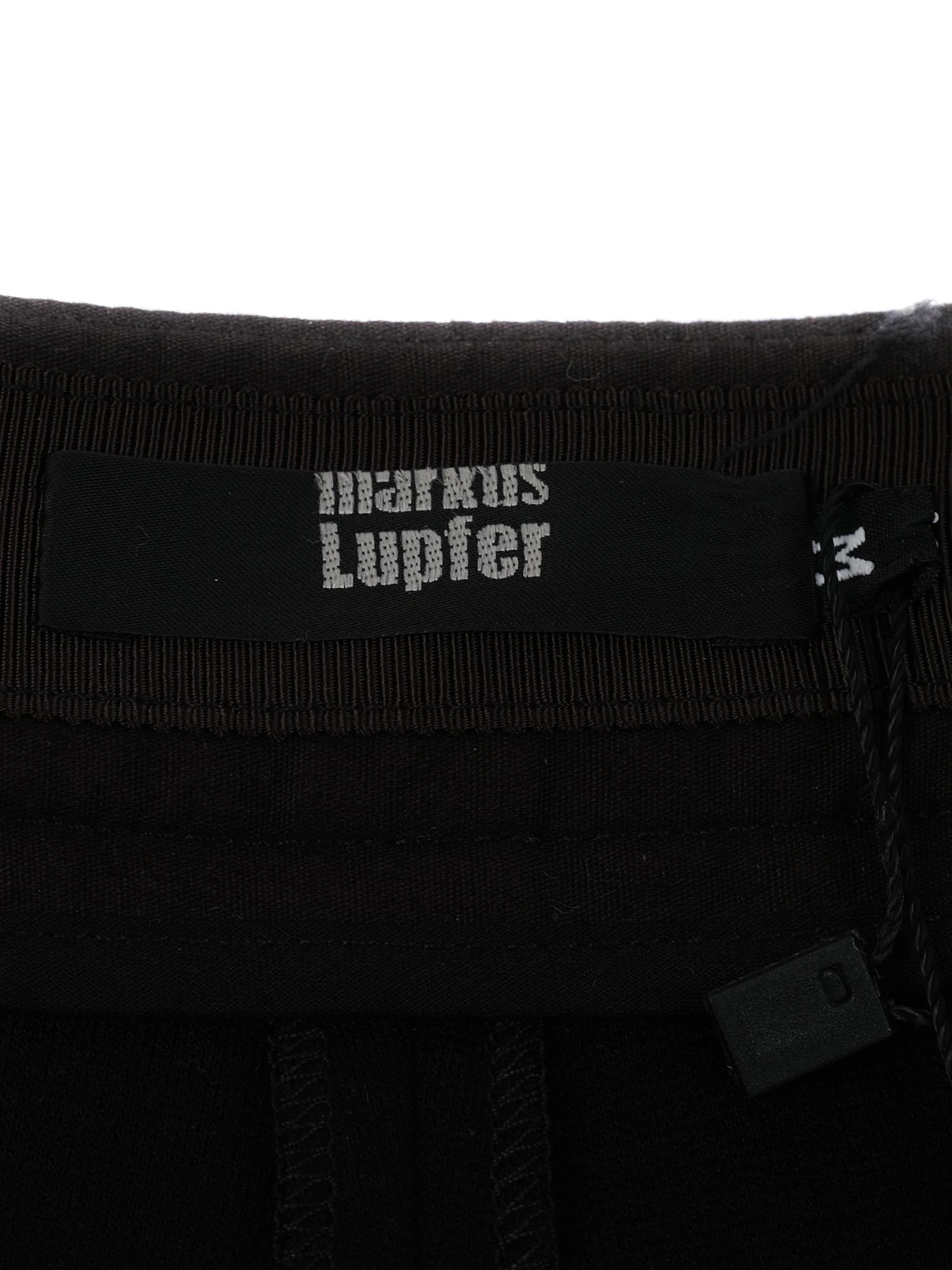 Excellent Markus Lupfer Black Shorts with Blue Stripes Size M