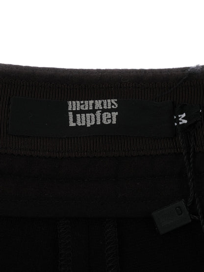 Excellent Markus Lupfer Black Shorts with Blue Stripes Size M