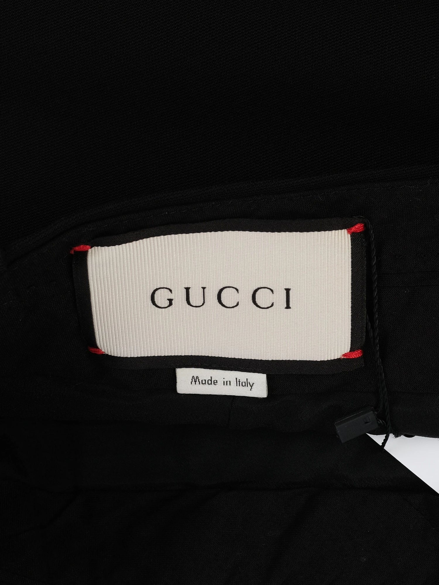 Excellent Gucci Black Wool Shorts for Women Made in Italy