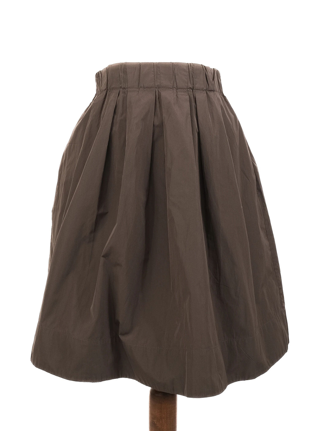 Perfect Brunello Cucinelli Gray Silk Pleated Skirt Size XS
