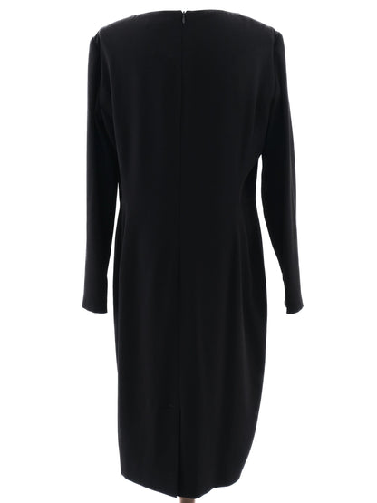 Excellent Paule KA Black Dress with Lace Panels Size XXL