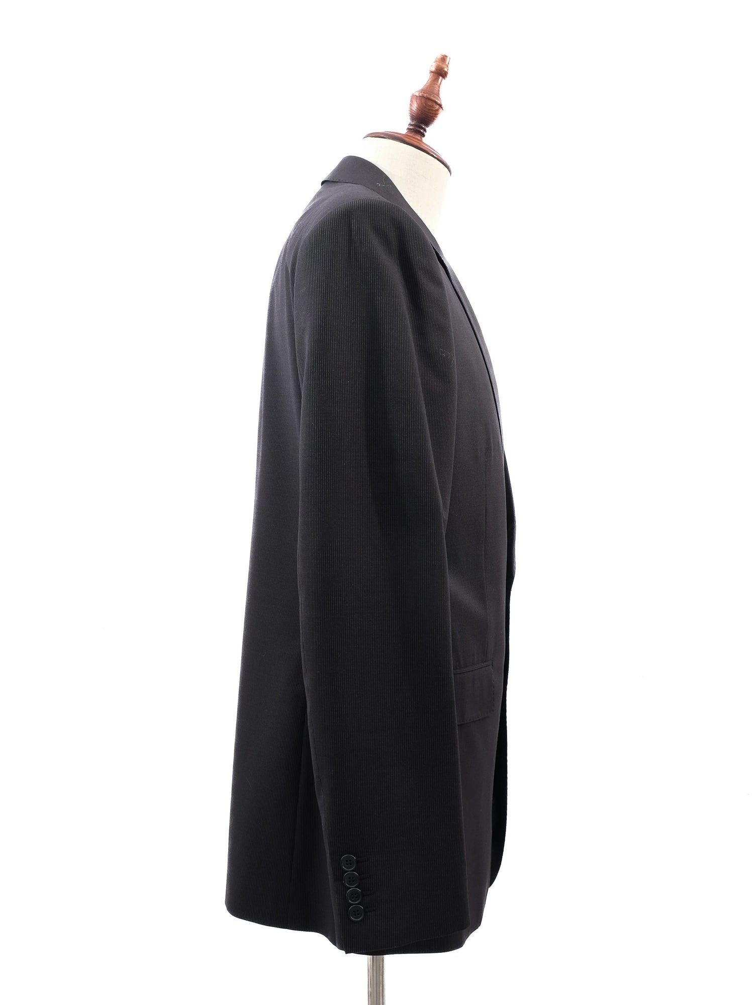 Perfect Saint Laurent Black Wool Blazer Size XL for Men