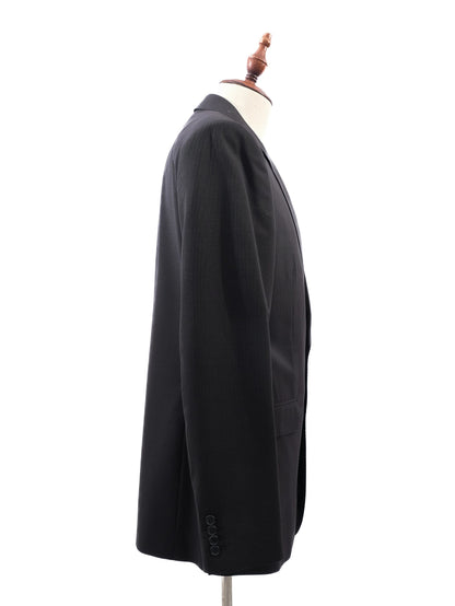 Perfect Saint Laurent Black Wool Blazer Size XL for Men
