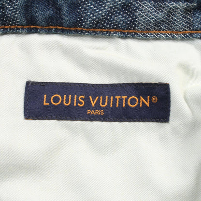 Louis Vuitton Damier Skate Blue Denim Pants Rm 241 Gco Hqd 87w