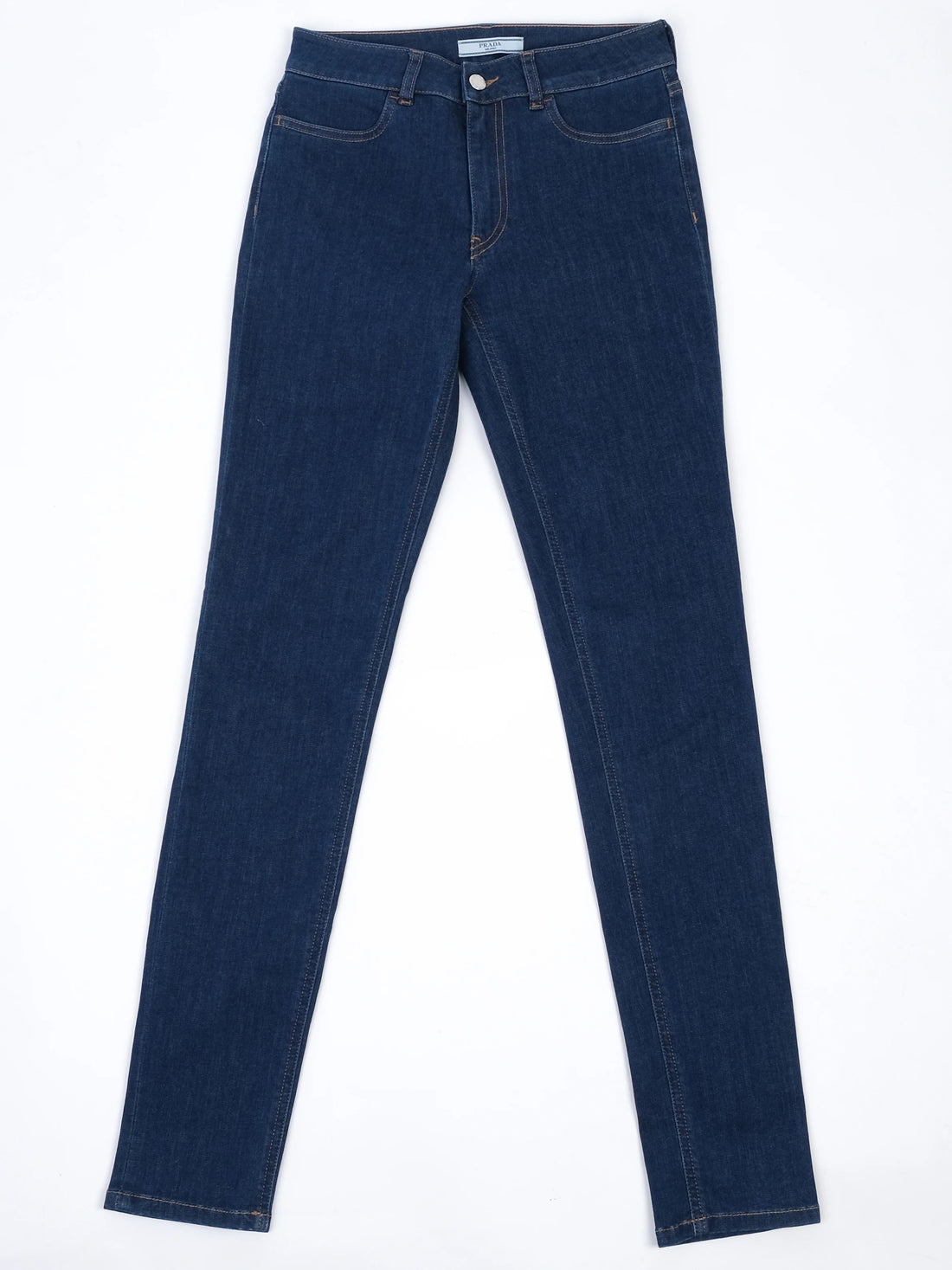 Excellent Prada Dark Blue Jeans Size S Women Elastane